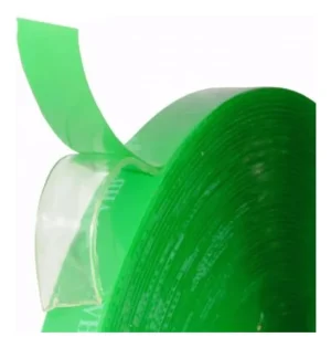 FITA DUPLA FACE ACRIL 19mm TRANSP PLAST REAL - CÓD 1059