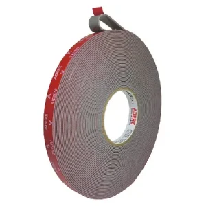 FITA DUPLA FACE CINZA ADERE 19mm x 20m - CÓD 7896193239845