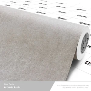 VINIL GOLD PEDRAS ARDOSIA AREIA 1,22X25M -COD 2541